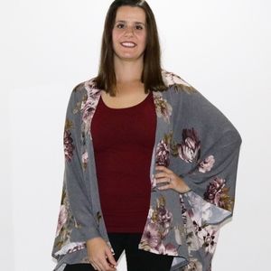 Floral Poncho